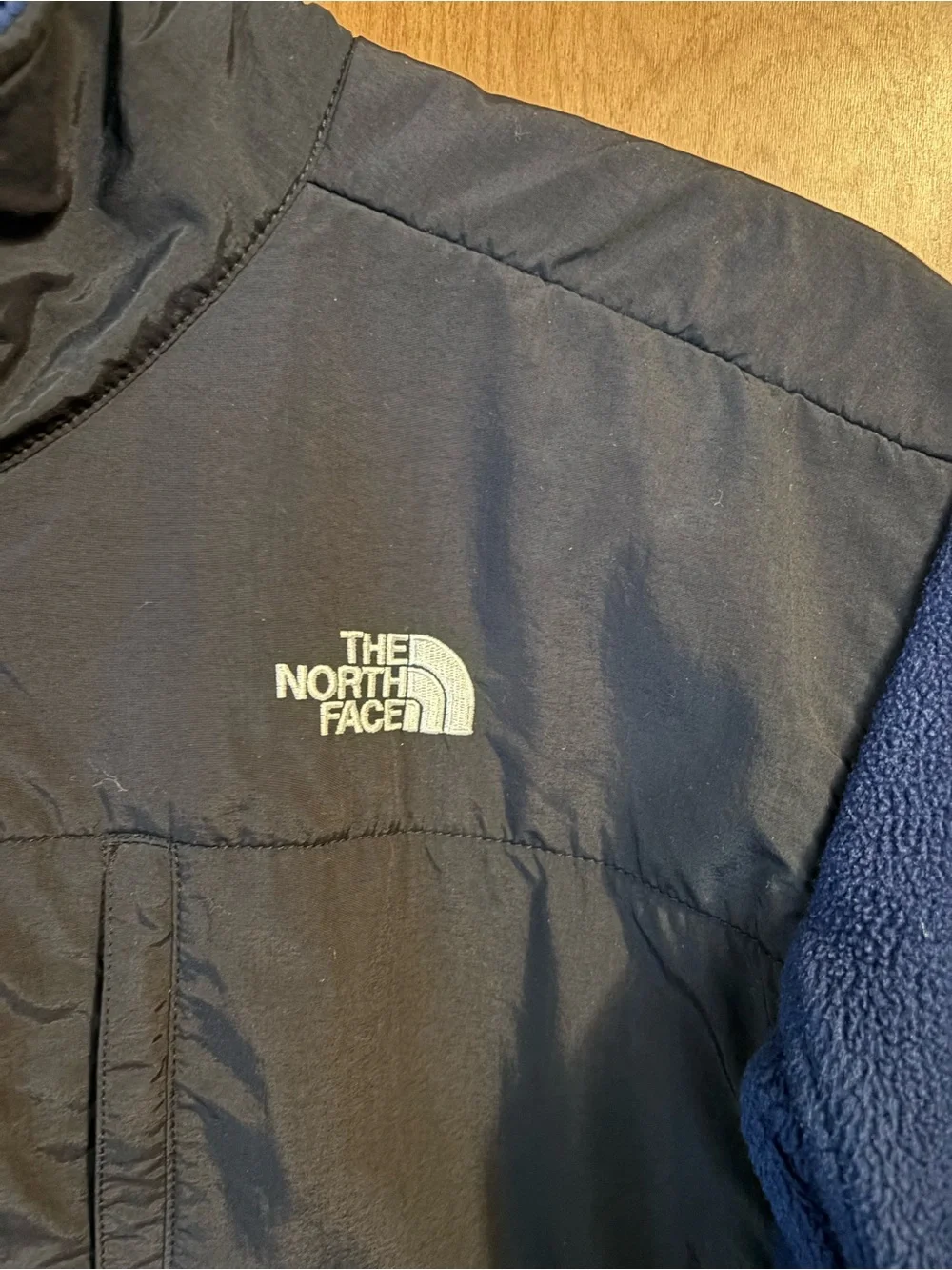 The North Face Navy and Black Lightweight Fleece Jacket
